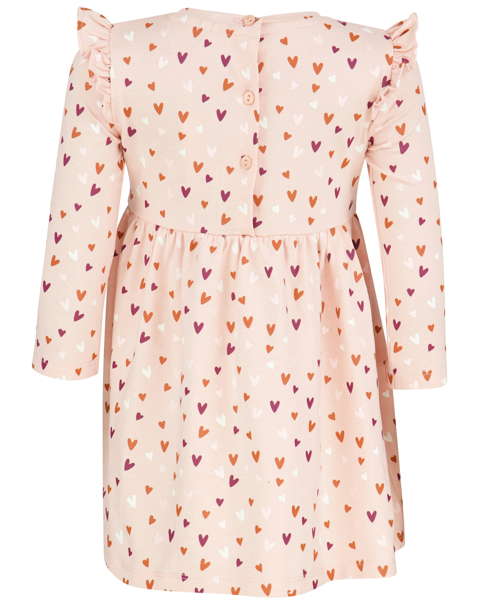 Langarmkleid SO SWEET AOP in rose