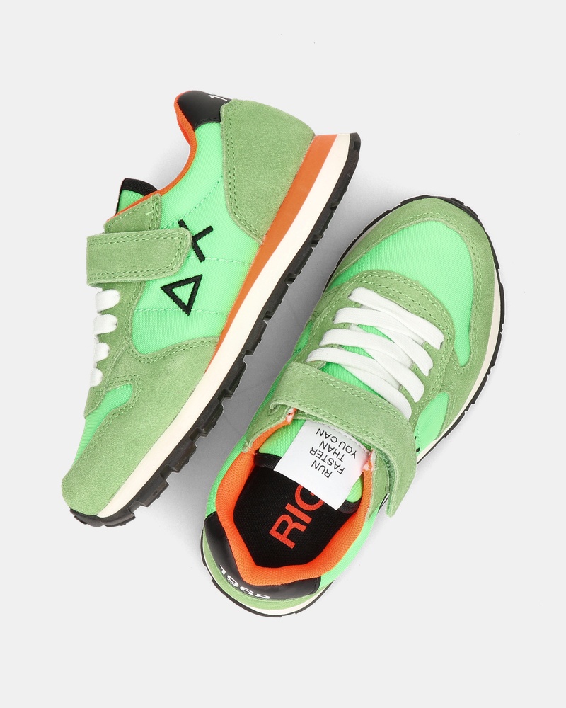 Sun 68 Boys Tom Solid Klittenbandschoenen  - groen