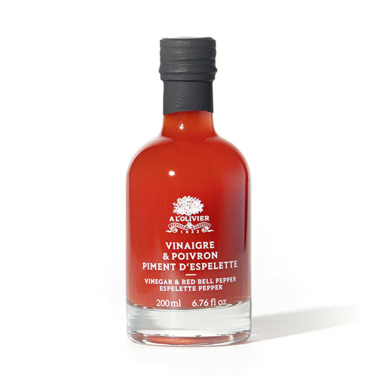 Vinaigre à la pulpe de poivron et piment d'Espelette