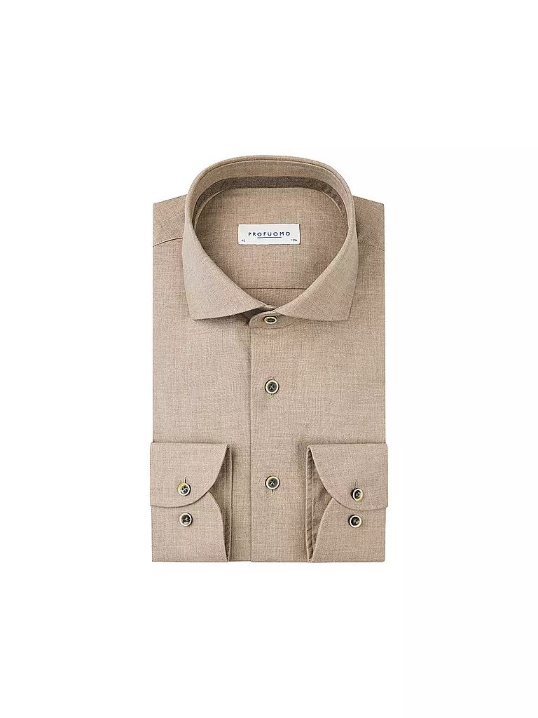 PROFUOMO Hemd Slim Fit  beige