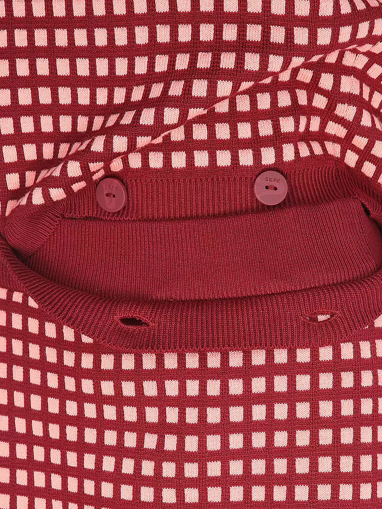 SKFK Midikleid LAKORA dunkelrot