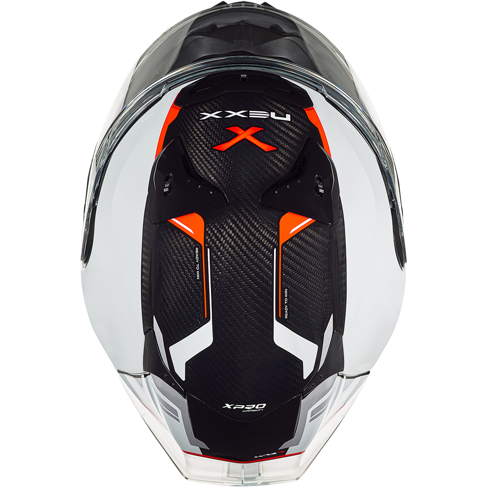 Nexx - Casque X.R3R Carbon Blanc / Noir / Rouge