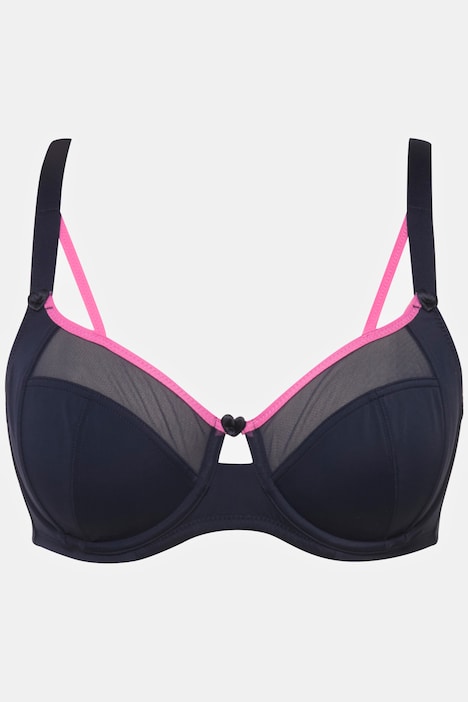 Bügel-BH, Herzen, Cut-Outs, Softcups, Cup C - E