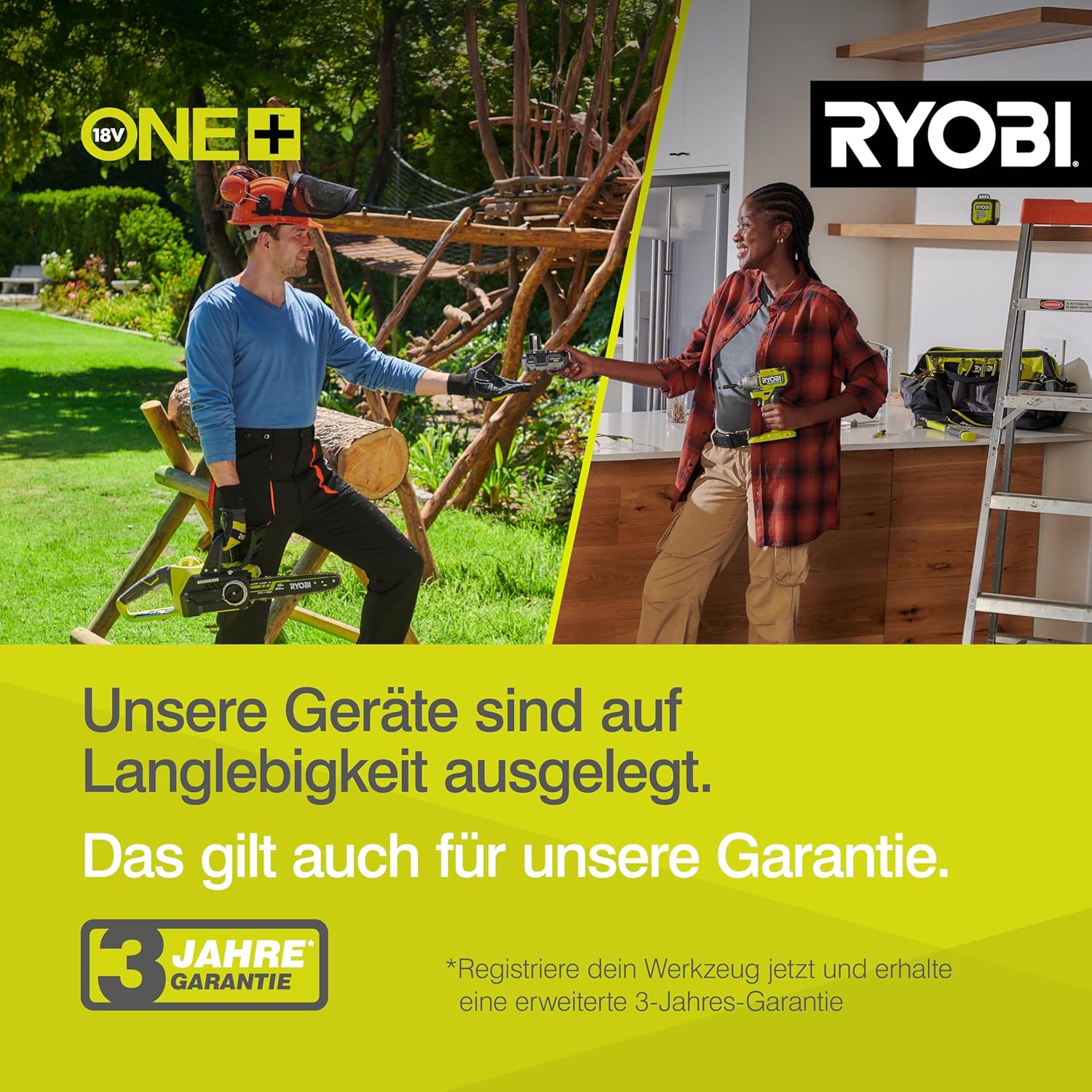 RYOBI 18 V ONE+ Akku-Gartenschere RY18SCA-0 (25 mm Schnittkapazität, 2,5 Sekunden für einen Schnittvorgang, SK5-Stahlklingen, ohne Akku und Ladegerät)