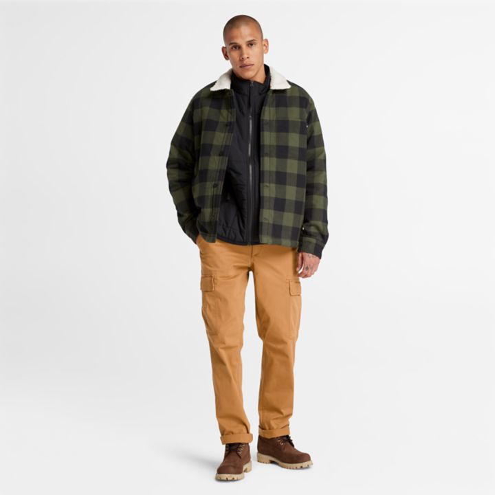 Calças cargo Core para homem em amarelo escuro