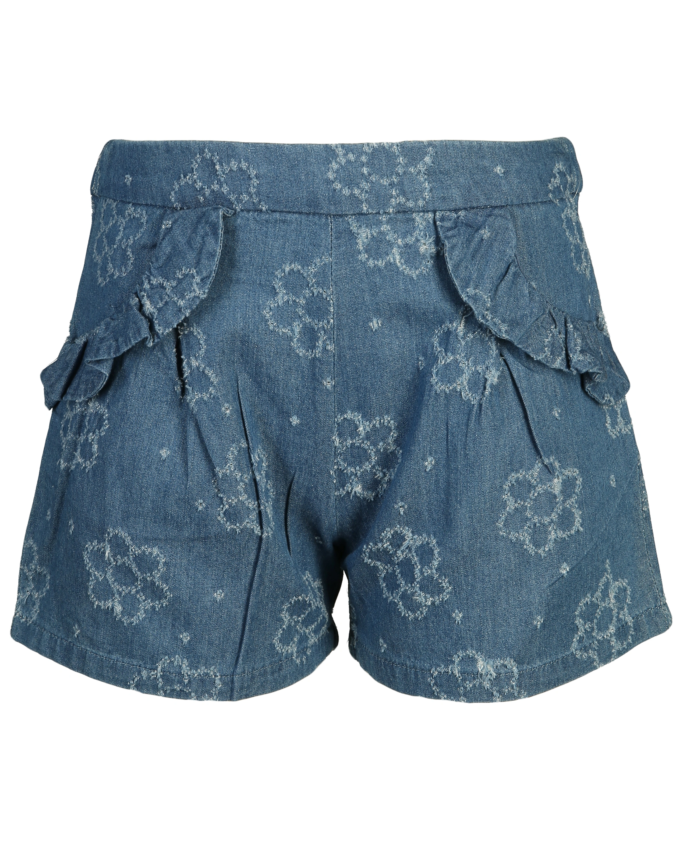 Shorts BLUMEN in jeansblau