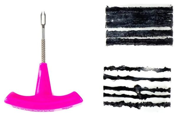 Kit de Mèches de Réparation Tubeless Muc-Off Puncture Plug Outil   10 Mèches