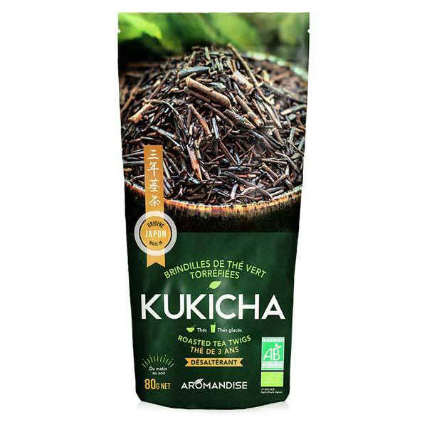 Thé vert de brindilles torréfiées Kukicha bio