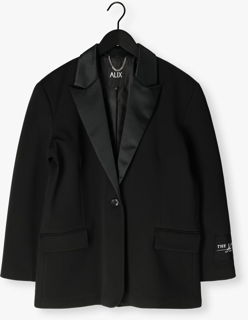 zwarte alix the label blazer ladies woven oversized mix blazer