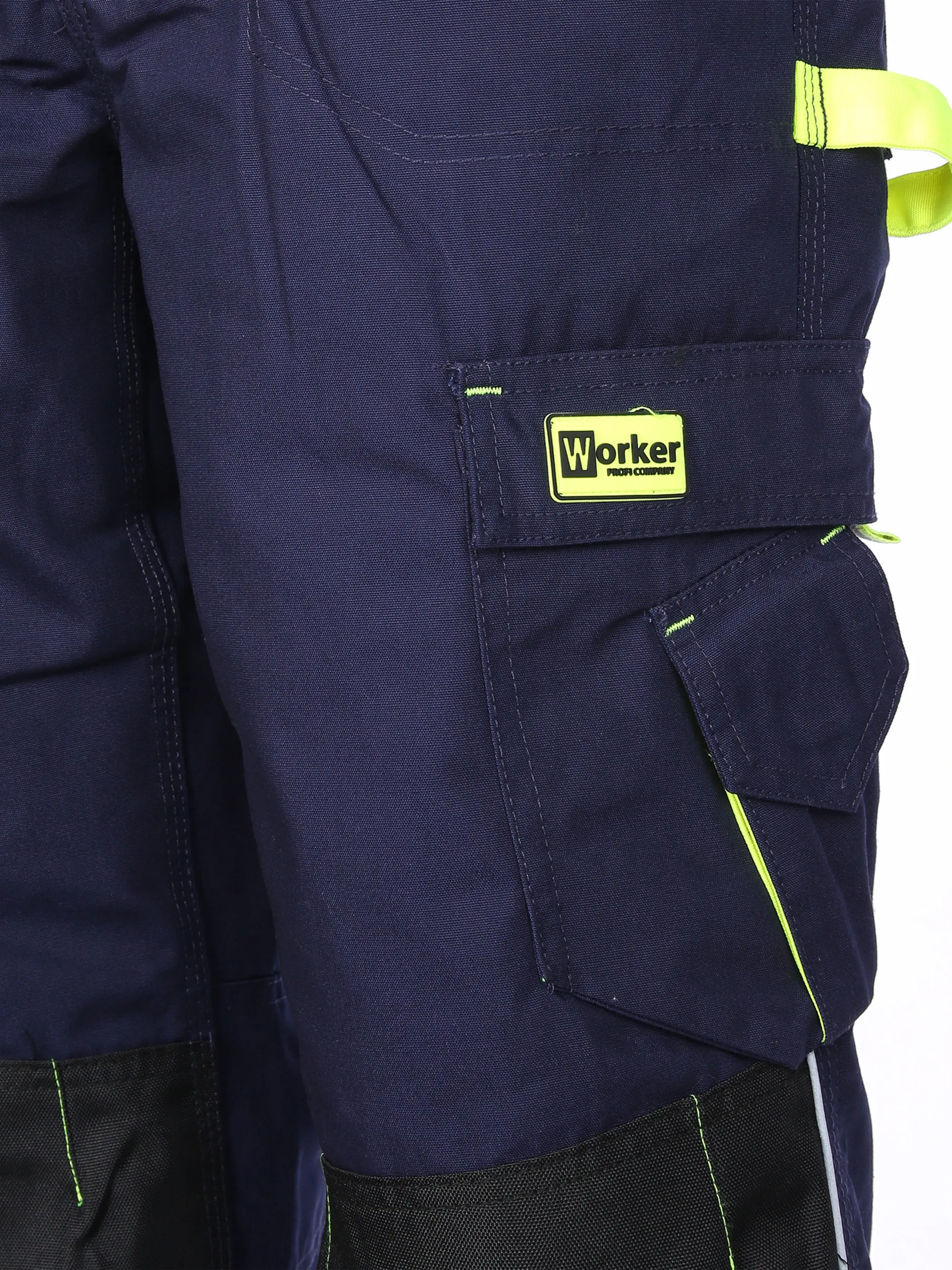 Herren Thermoarbeitshose mit Neondetails