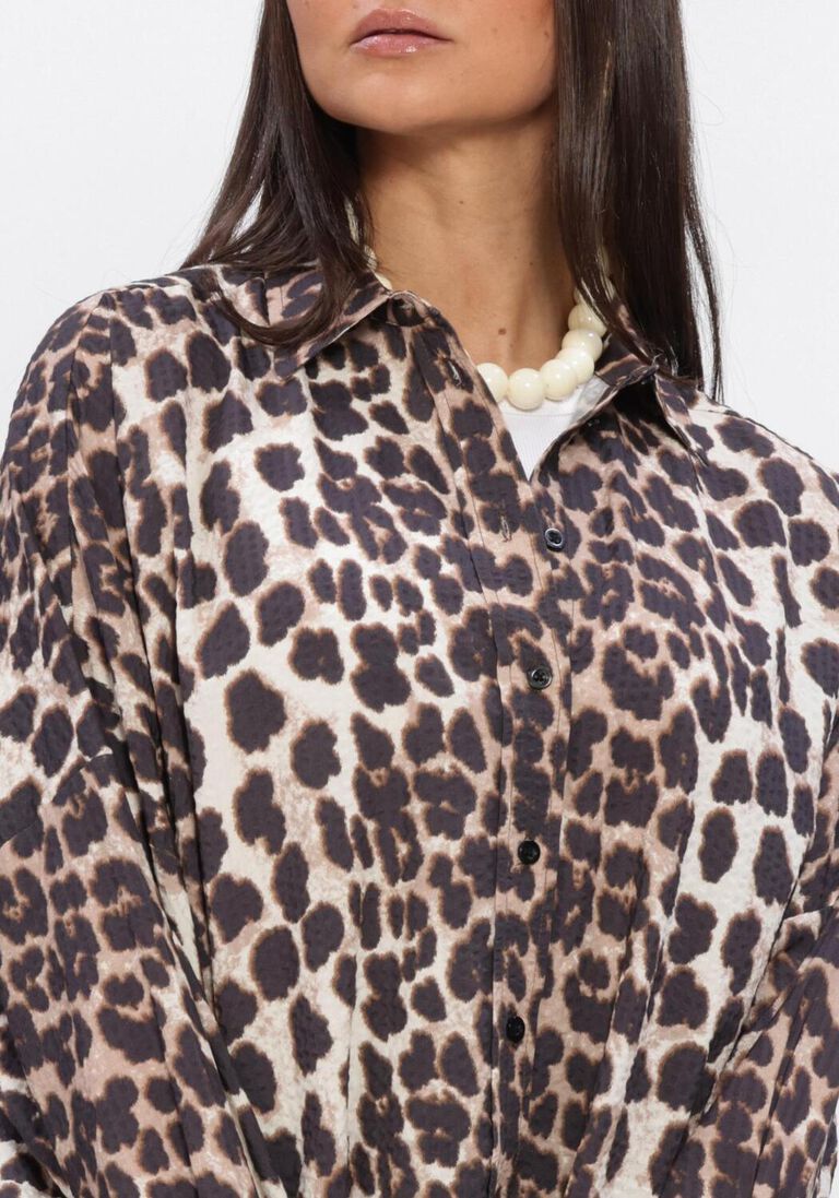 multi alix the label blouses ladies woven animal blouse