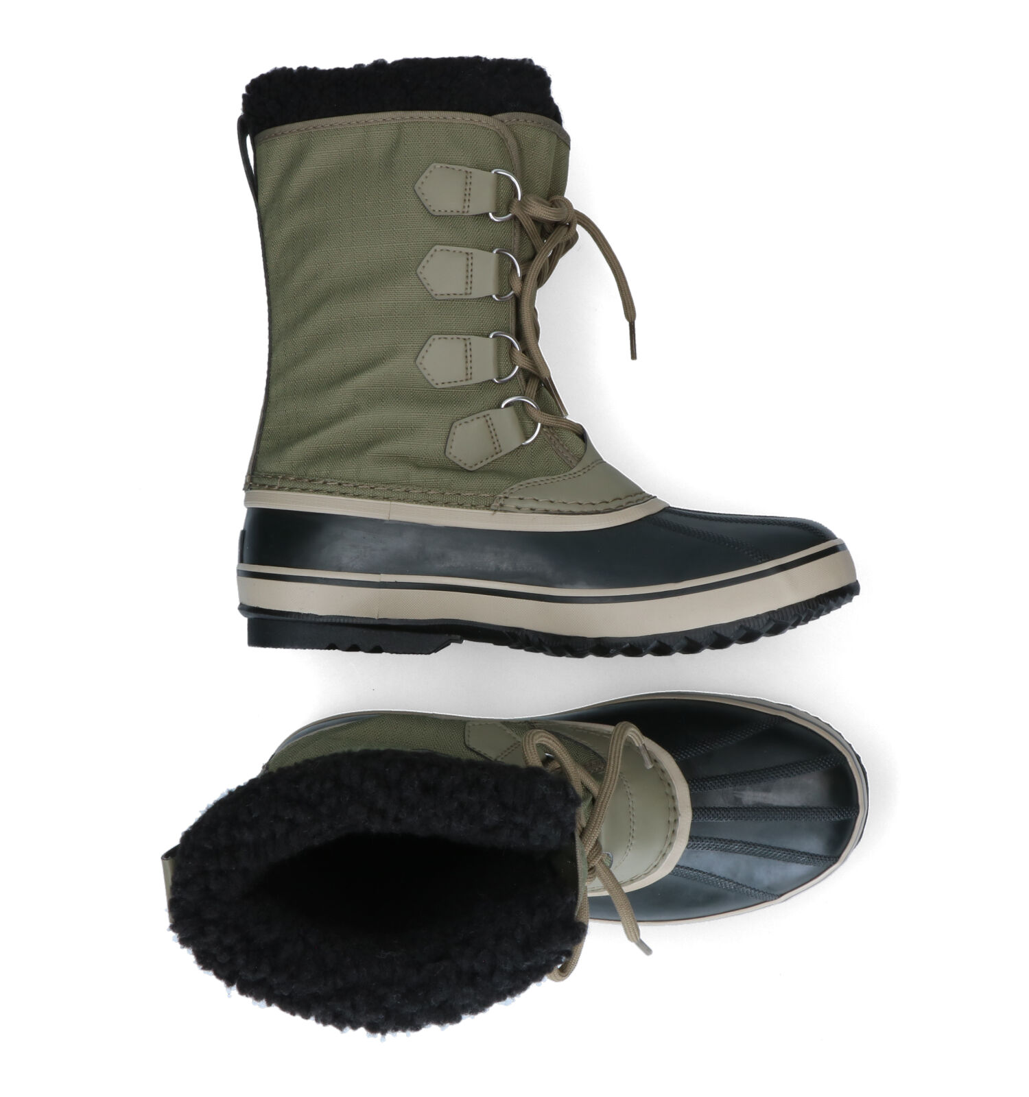 Snowboots groen
