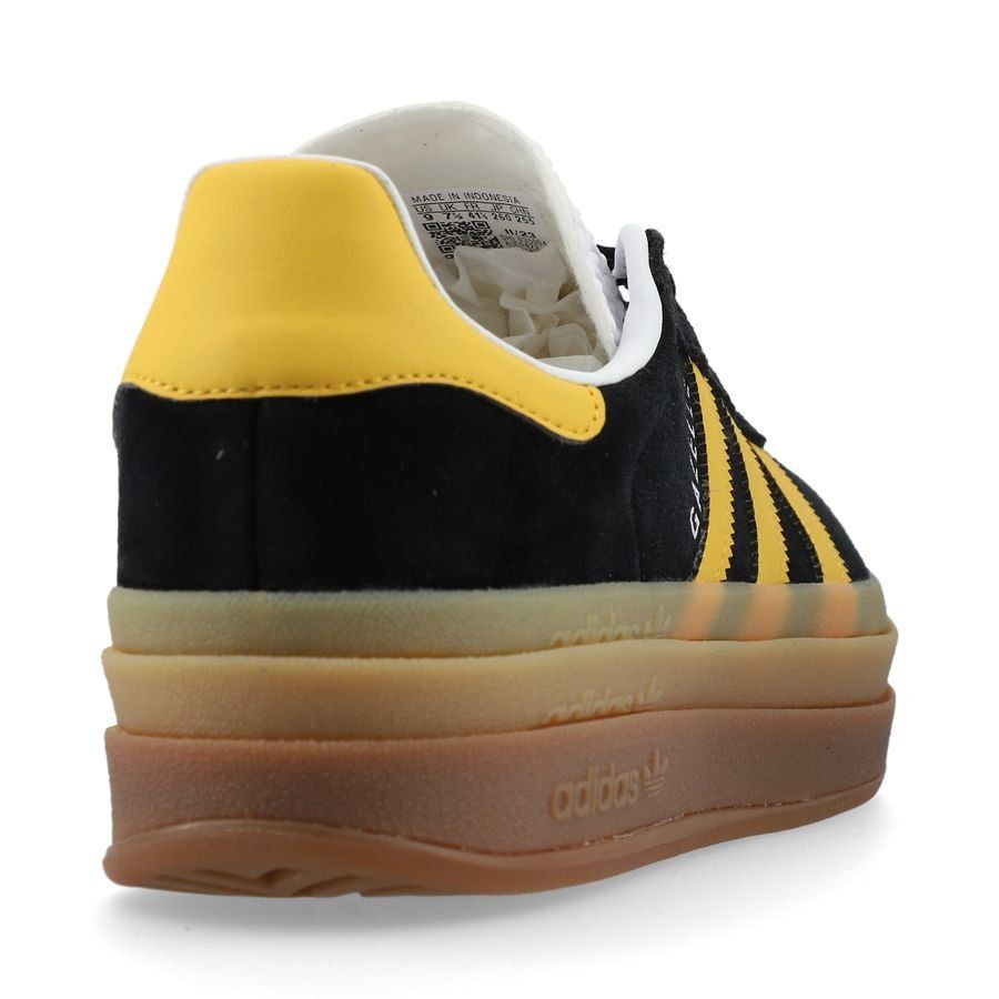 adidas Originals Chaussures Gazelle Bold - Noir/Jaune/Blanc Femme