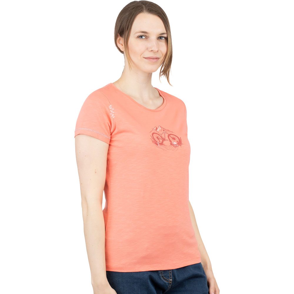 Chillaz Gandia Mountainbike Flowers T-Shirt Damen coral