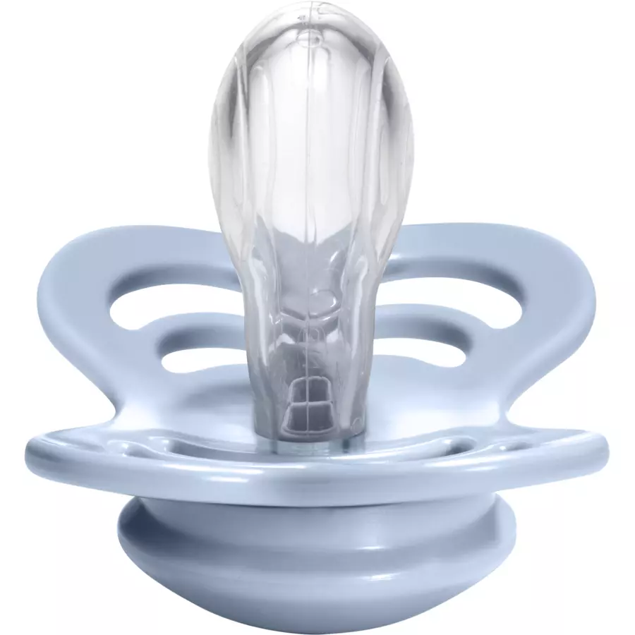 BIBS® Schnuller Supreme Baby BlueIron 6-36 Monate, 2 Stk.
