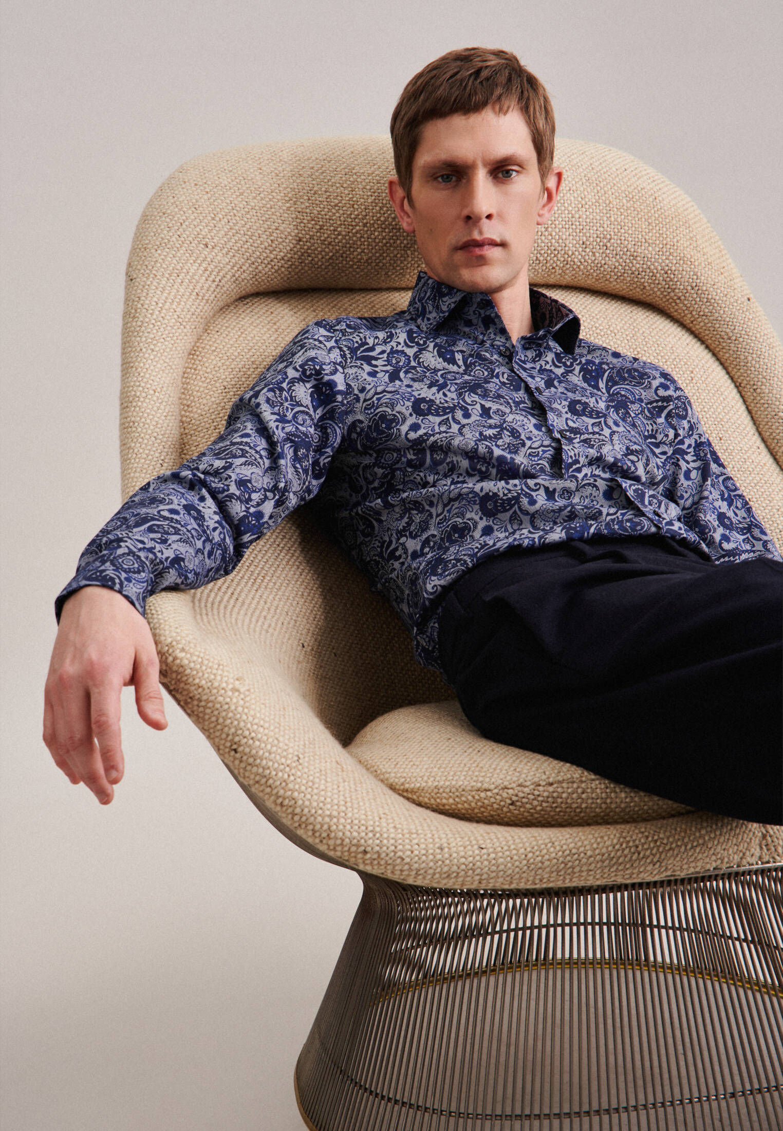 Seidensticker| Herren Flanellhemd Slim