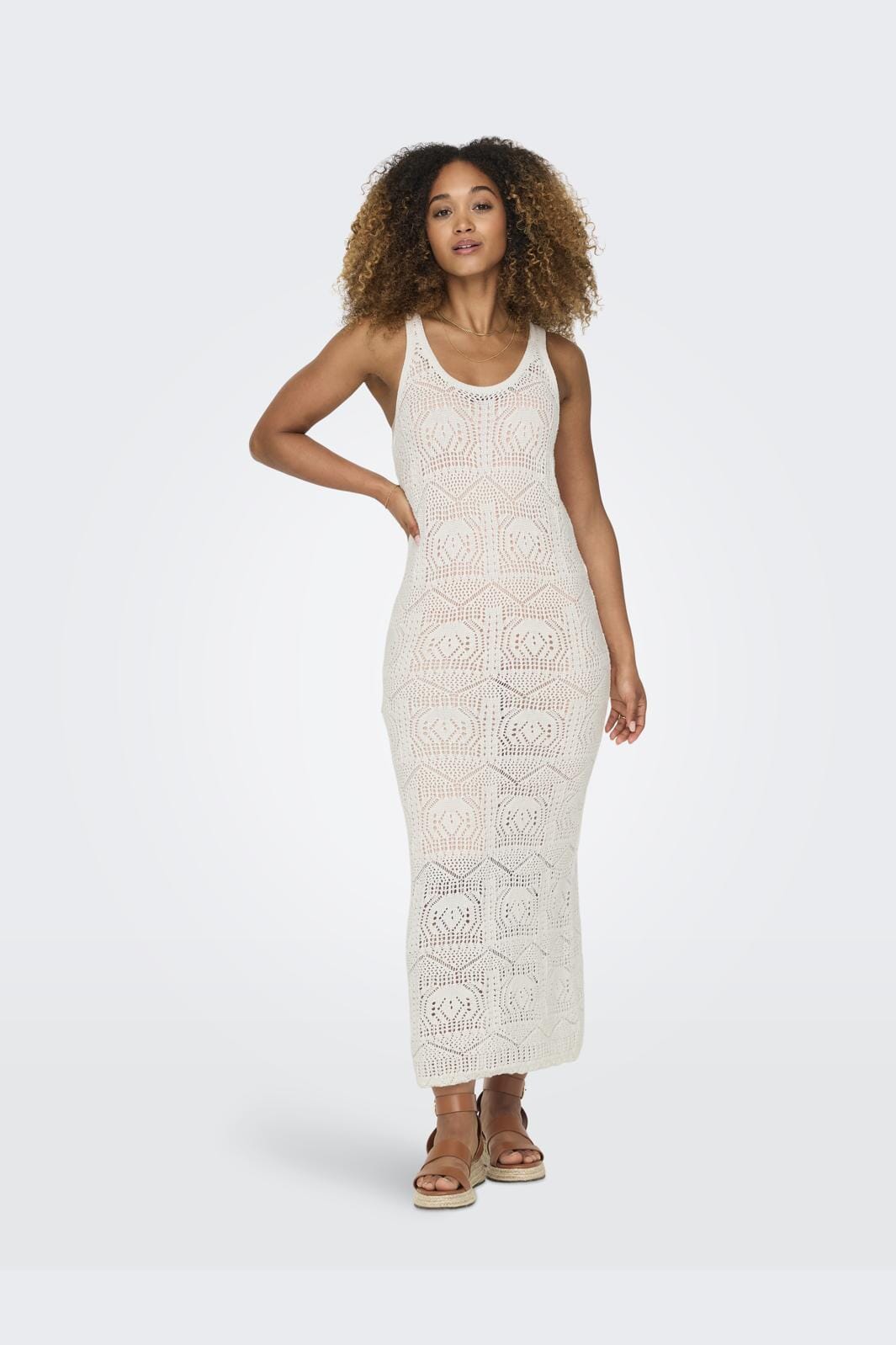Only Onlbeach Life Sl Dress Knt