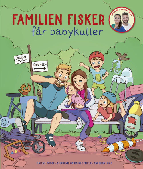 Familien Fisker Får Baby-Kuller - Malene Rykær - Bog