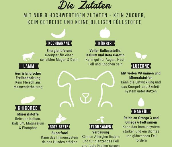 Tales & Tails Trockenfutter für Hunde LammSam