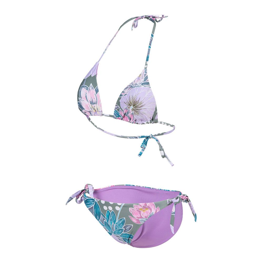 Arena TRIANGLE ALLOVER - Maillot de bain 2 pièces Femme jade multi