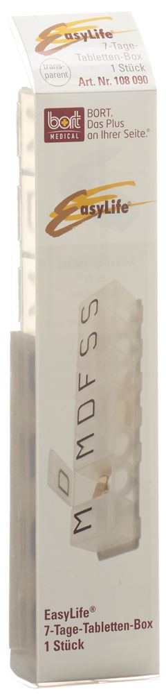 BORT 7 Tage Tabletten Box transparent 1 Stk