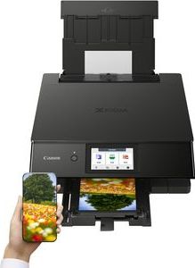 Canon PIXMA TS 8750 - Multifunctionele Kleurprinter met WLAN Zwart
