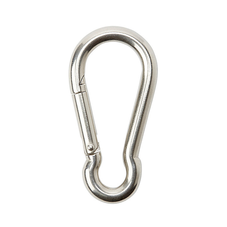 Porte-mousqueton type pompier Diall 10 cm 300 kg