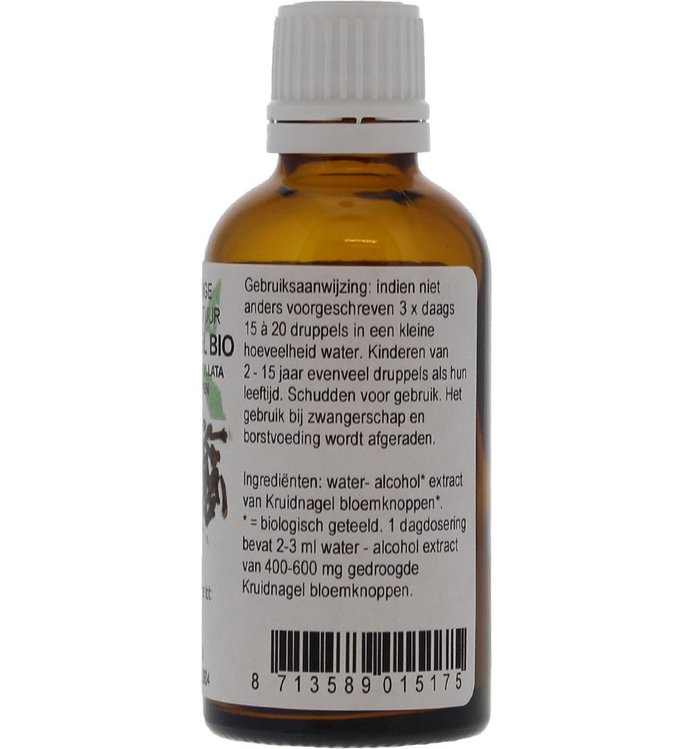 De Cruydhof Kruidnagel tinctuur bio (50 ml)