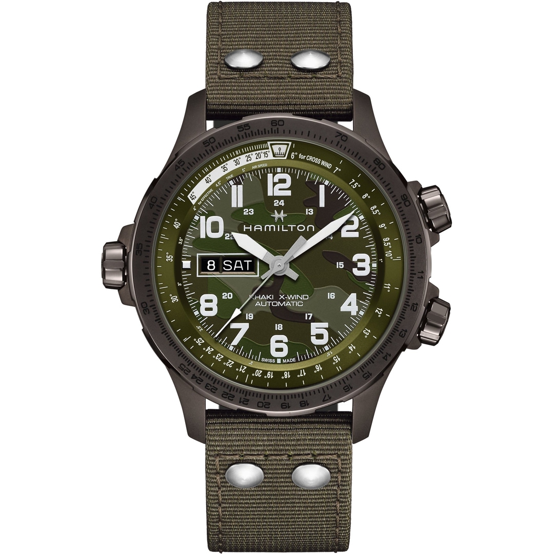 Hamilton Khaki X-Wind Day Date Auto Camouflage