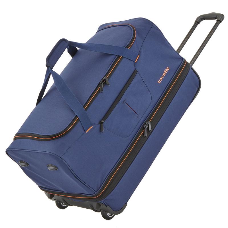 Travelite Basics Active Wieltas 70 cm Navy-Orange Expandable