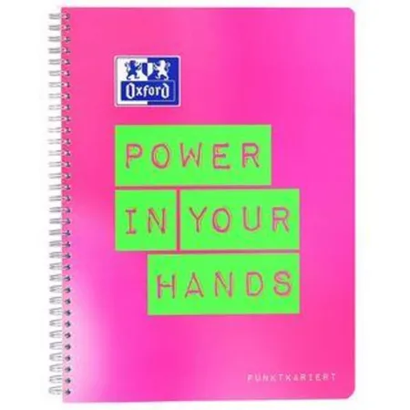 Oxford Collegeblock A4+ Power punktkariert, 2fach sortiert, Optik Paper®