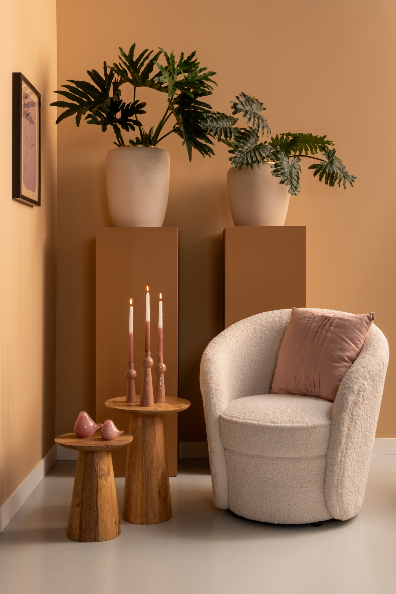 Side table Force mango wood small