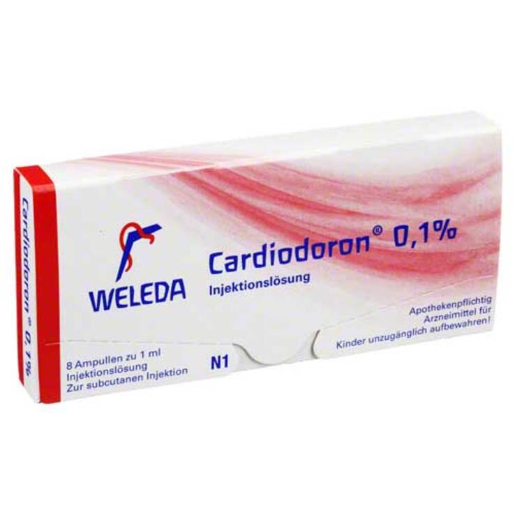Cardiodoron 0,10% Injektionslösung, 8X1 ml