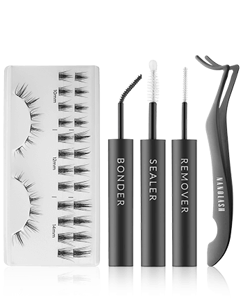 Nanolash DIY Eyelash Extensions Flirty Starter Kit 36Stück-5ml-5ml-5ml-1Stück