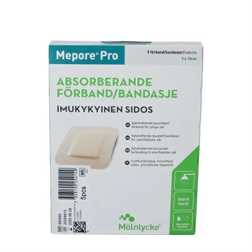 Mepore Pro 9 x 10 cm. - 5 stk.