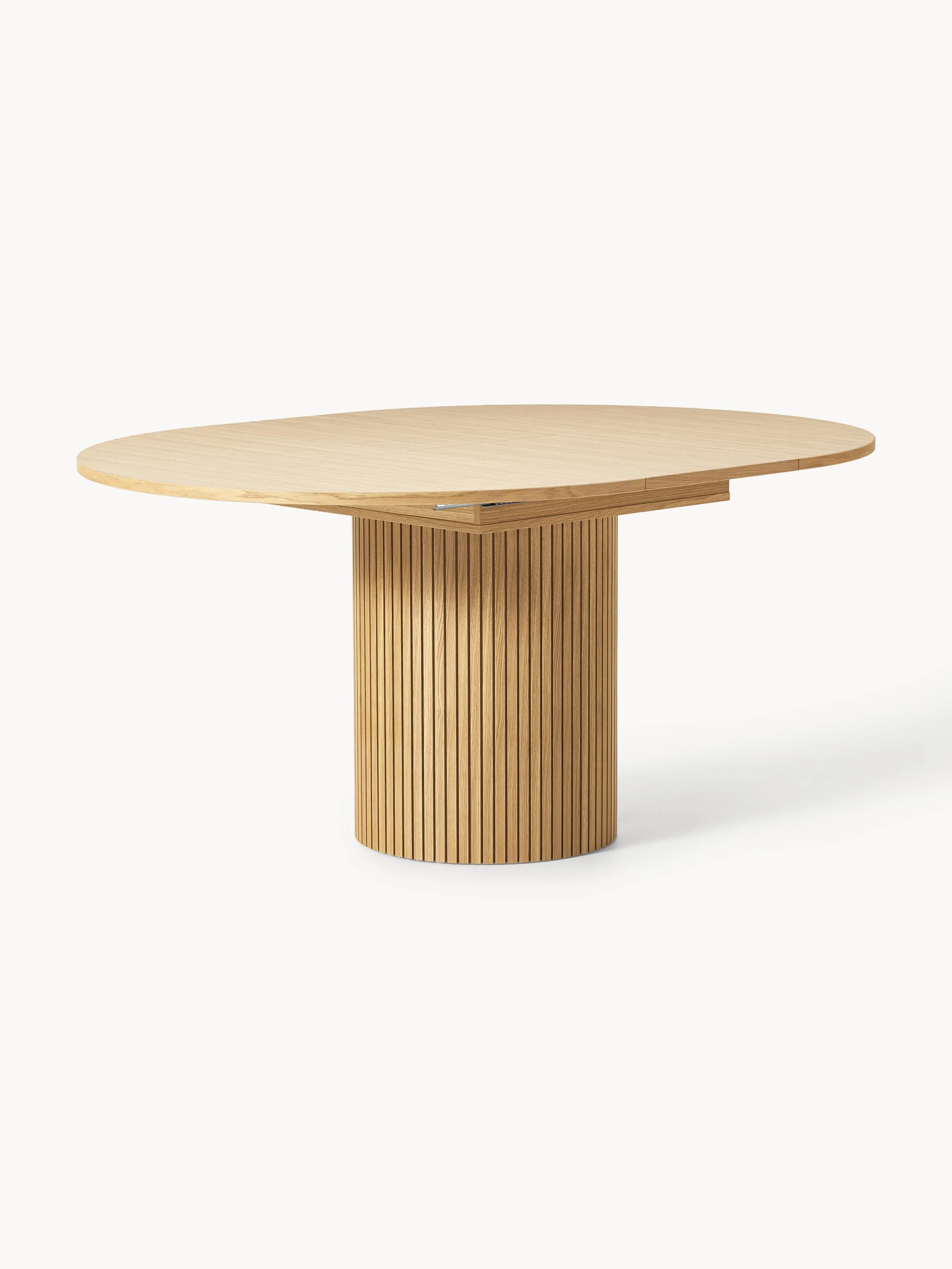 Uitschuifbare eettafel Filo met groefstructuur, in verschillende formaten