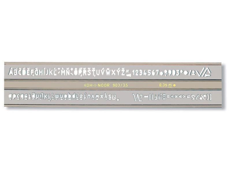 Koh-i-Noor Schriftschablone