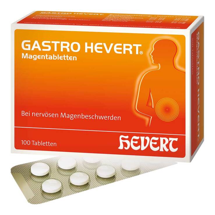 Gastro Hevert Magentabletten, 100 St