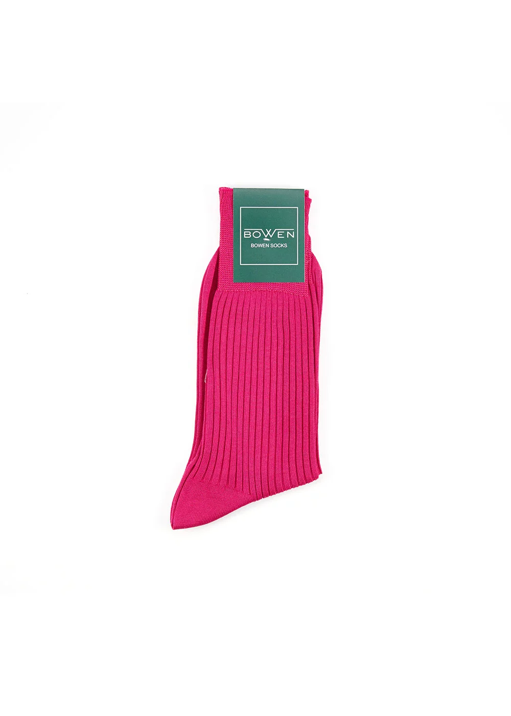 CHAUSSETTES HAUTES COTON FUCHSIA
