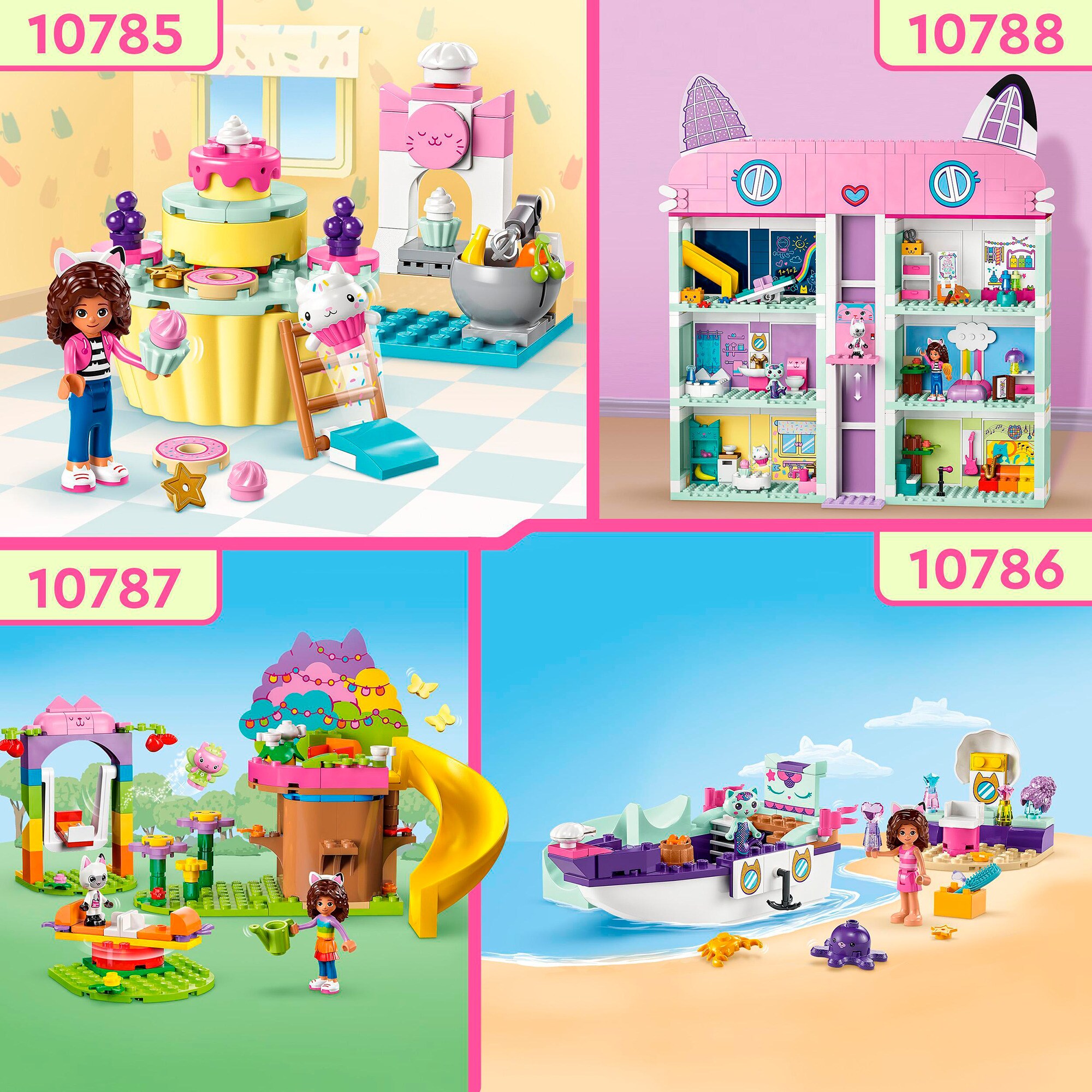 LEGO Konstruktionsspielzeug Gabby's Dollhouse Gabbys Puppenhaus