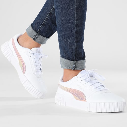 Baskets Femme Carina 2.0 387985 Puma White Puma Silver