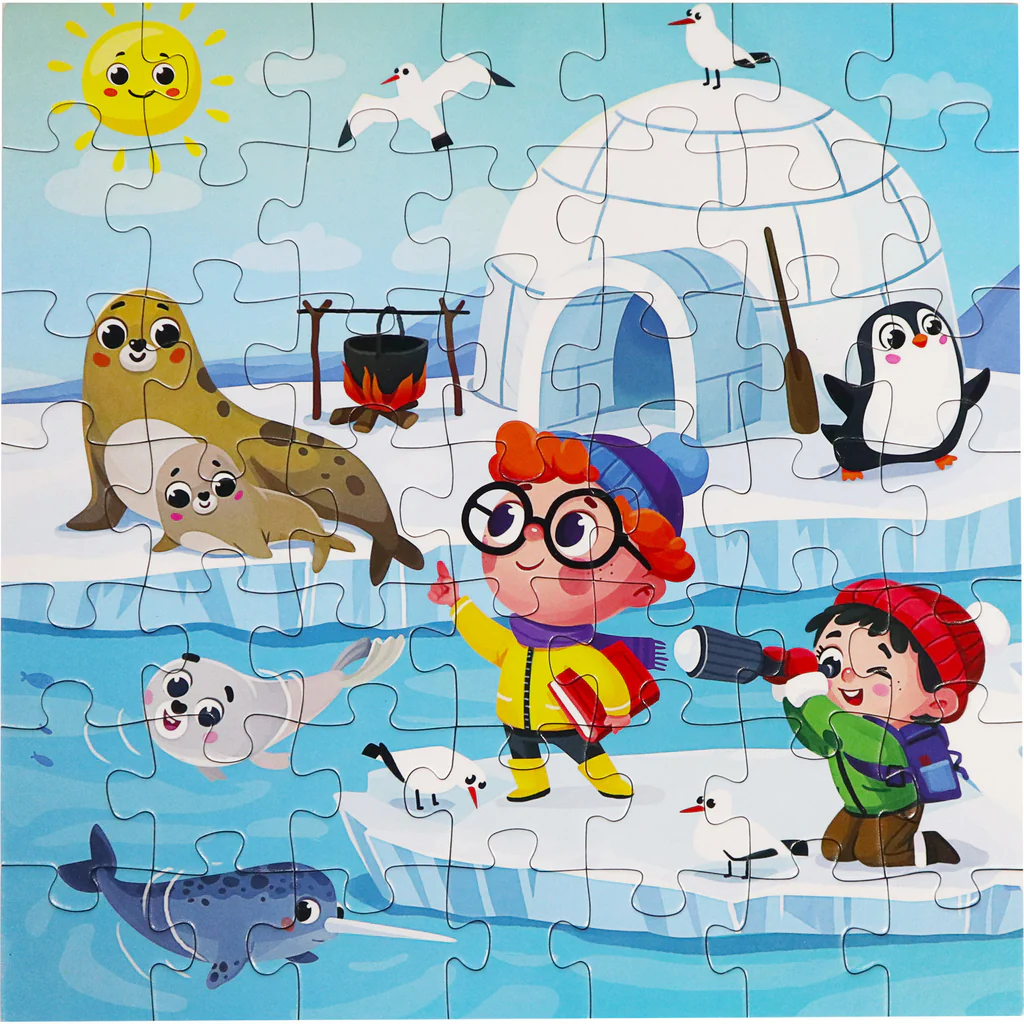 Puzzle Ártico / Explora Oceanos / Um Dia Quinta Sortido
