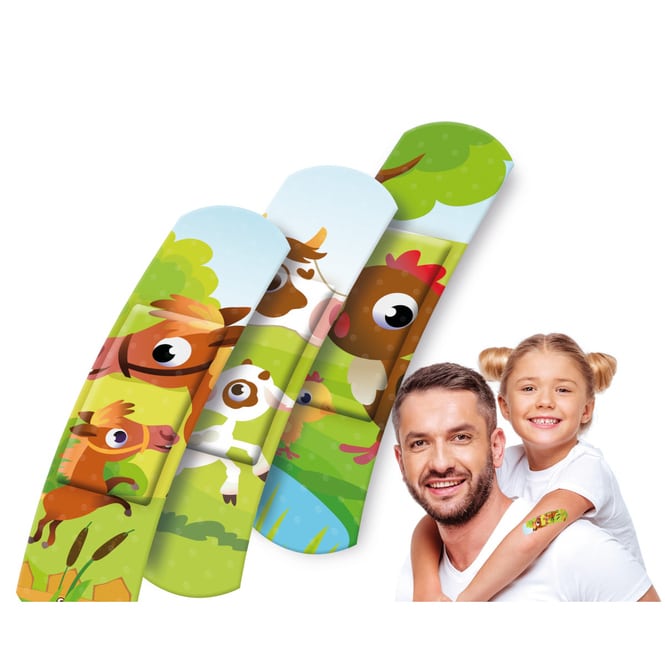 Lifemed® - Kinderpflaster - Farmtiere - 10 Stück