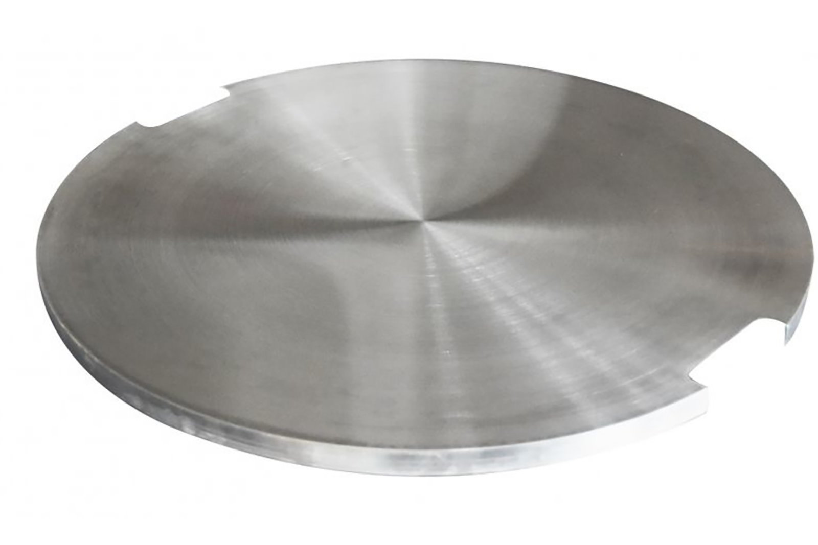 Lokk peisbord Rustfritt lokk til peisbord. Ø52,5 cm 2,5 cm høy