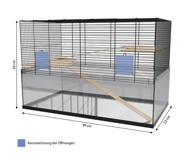 Dehner Lieblinge Nagerheim Glas Palast