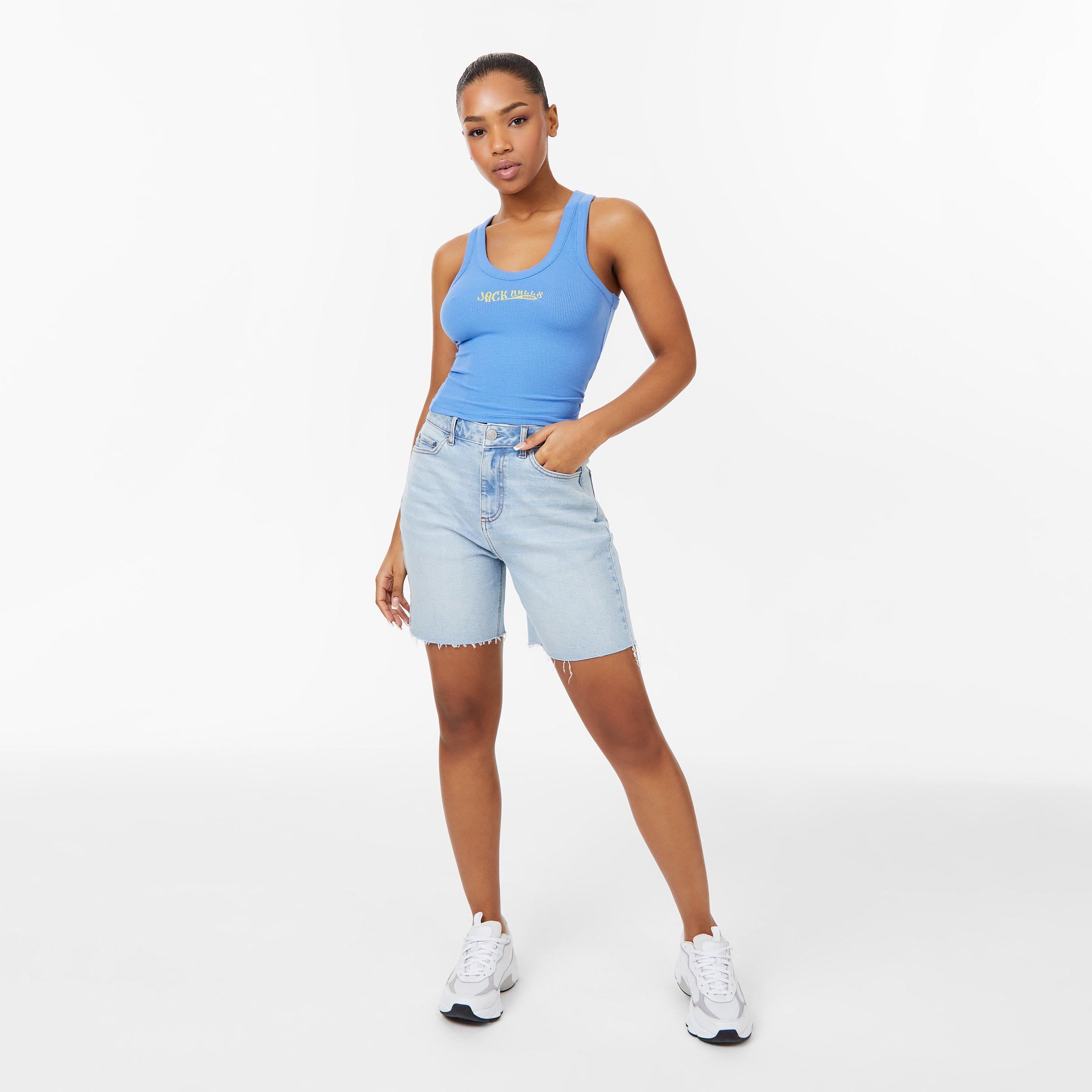 Jack Wills JW Scoop Neck Rib Tank Top