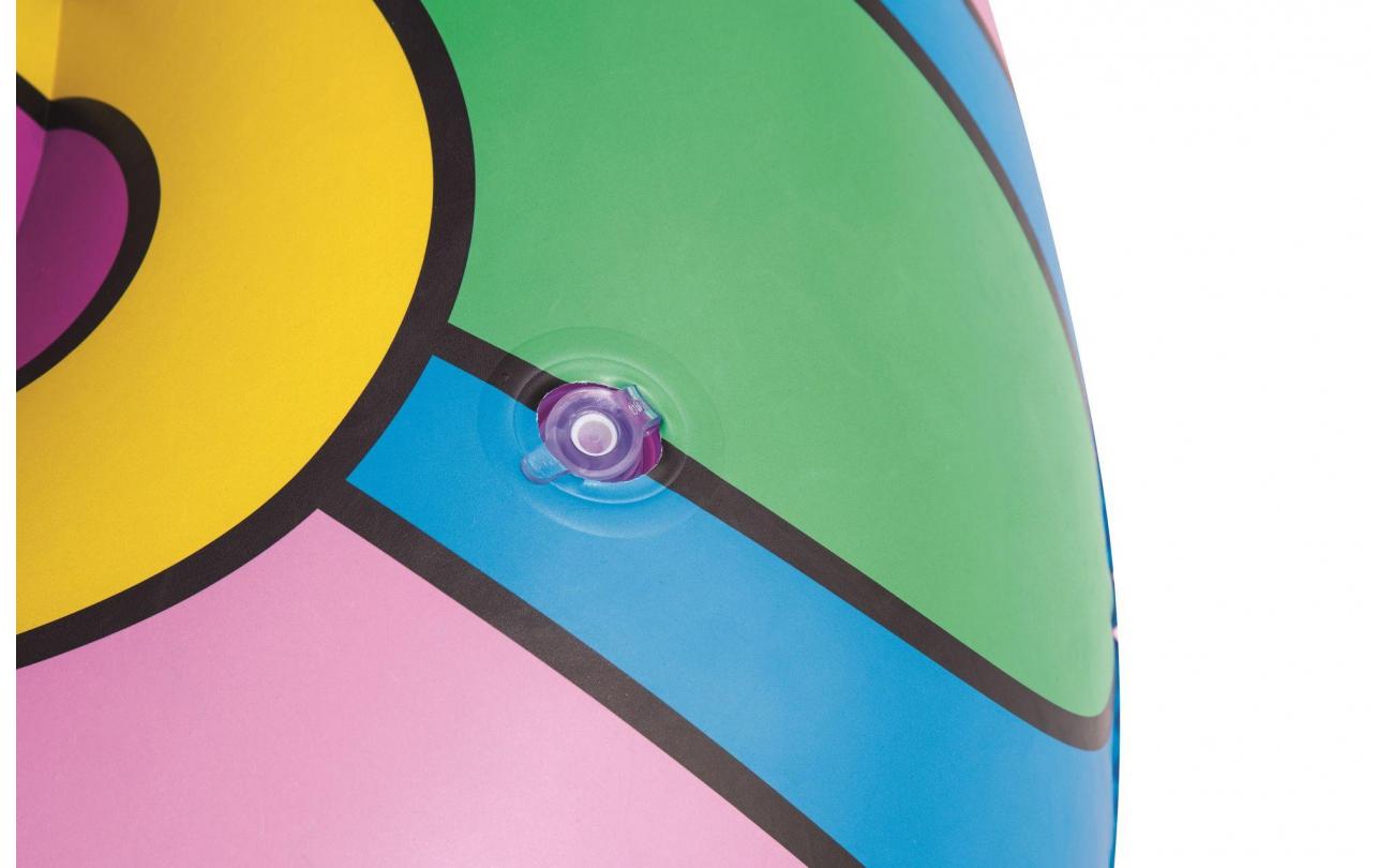 Luchtmatras Struisvogel Pop art 190x166cm met 2 handvaten