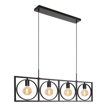 Lucide hanglamp Suus zwart 107,8x23,5 cm (lxb)