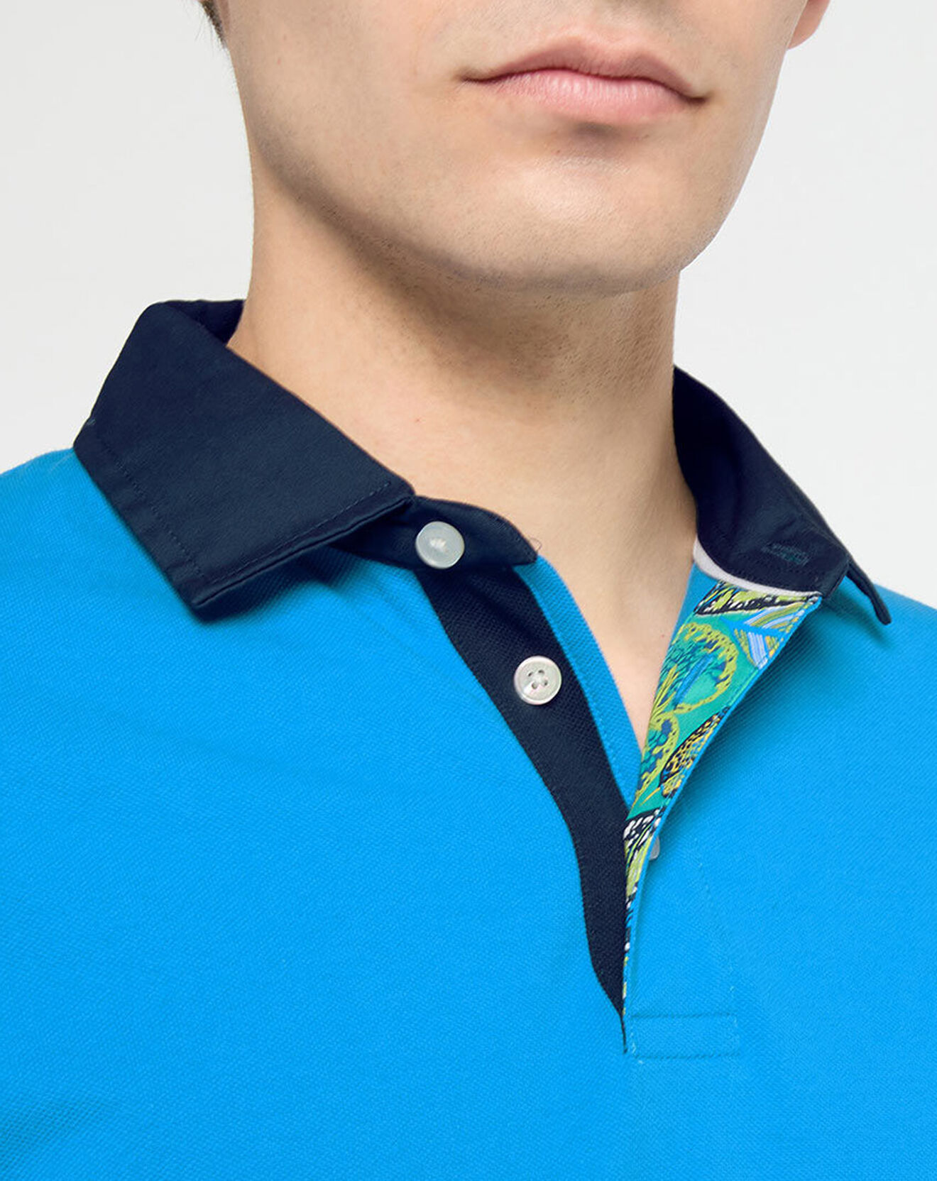 Hackett London Polo Regular Fit bleu moyen