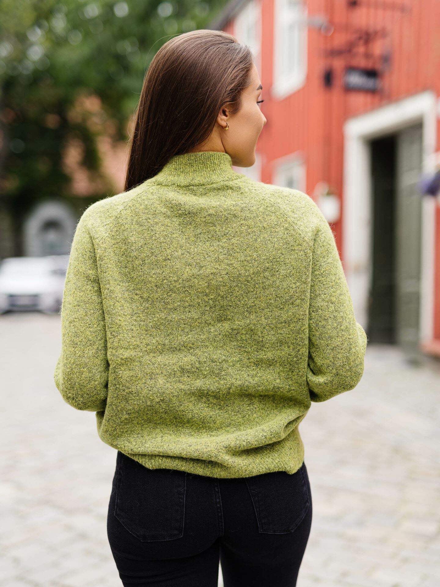 Lulu Long Sleeve Knit High Neck